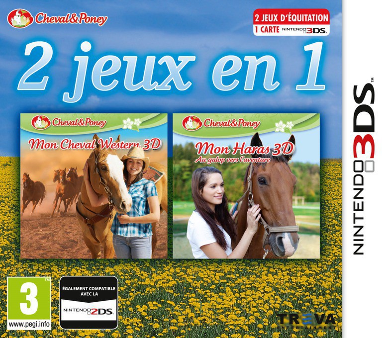 2 in 1 - Horses 3D Vol. 3 - My Riding Stables 3D - Jumping for the Team and My Western Horse 3D
