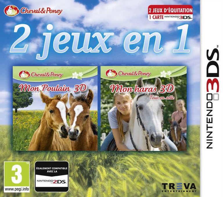 2 in 1 Horses & Foal: My Foal 3D + My Riding Stables 3D - Rivals in the Saddle