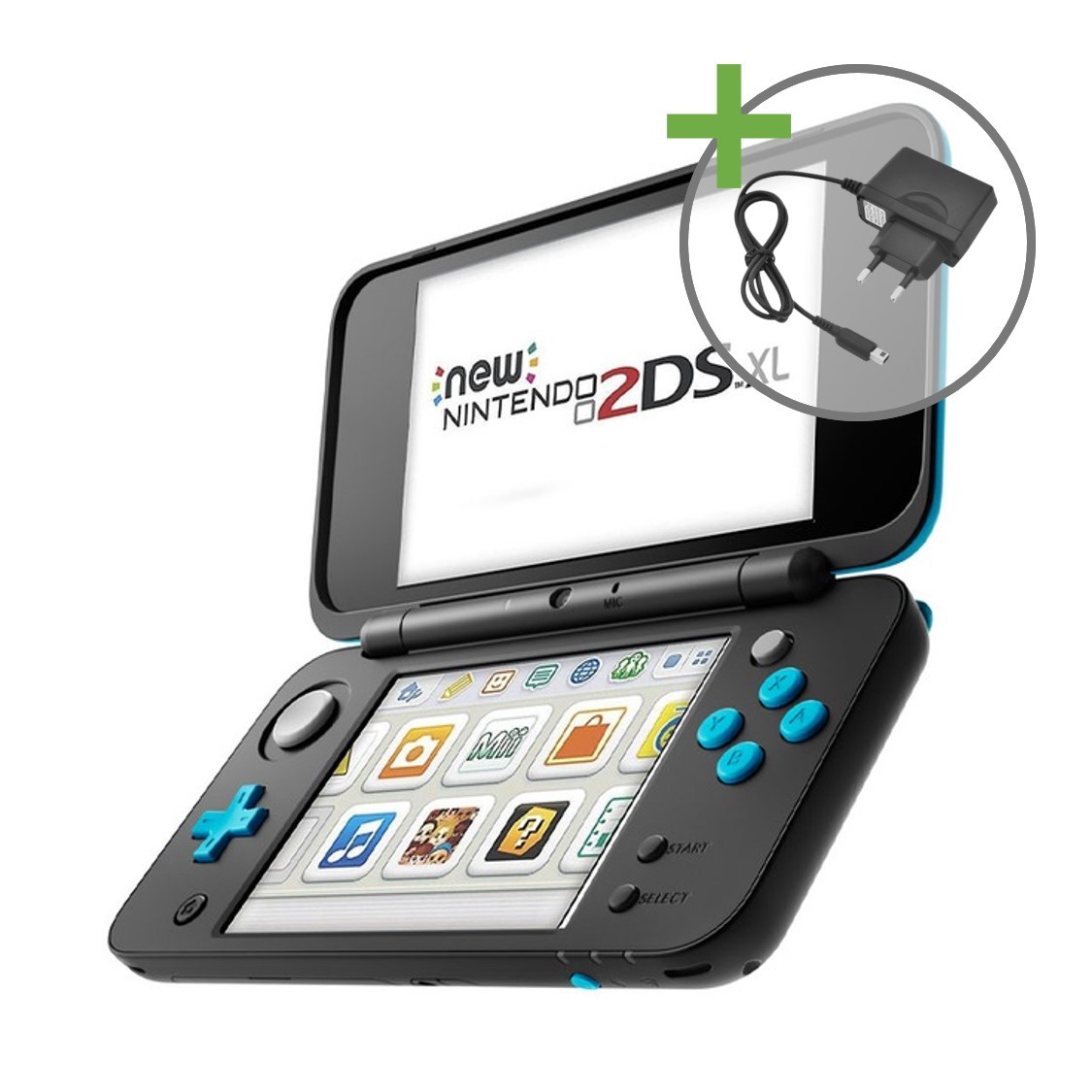 New Nintendo 2DS XL - Black/Türkis