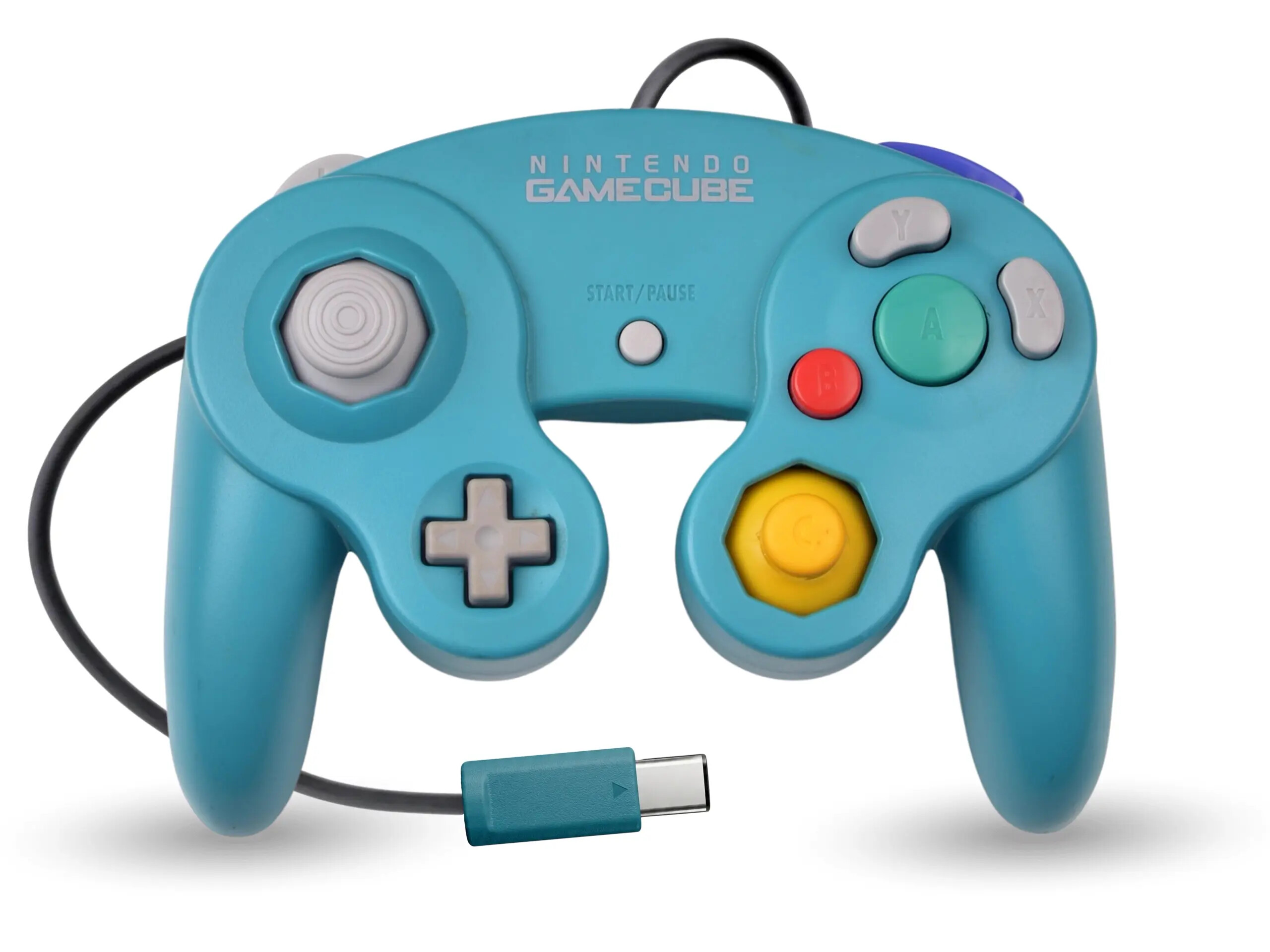 Original Gamecube Controller Emerald Blue