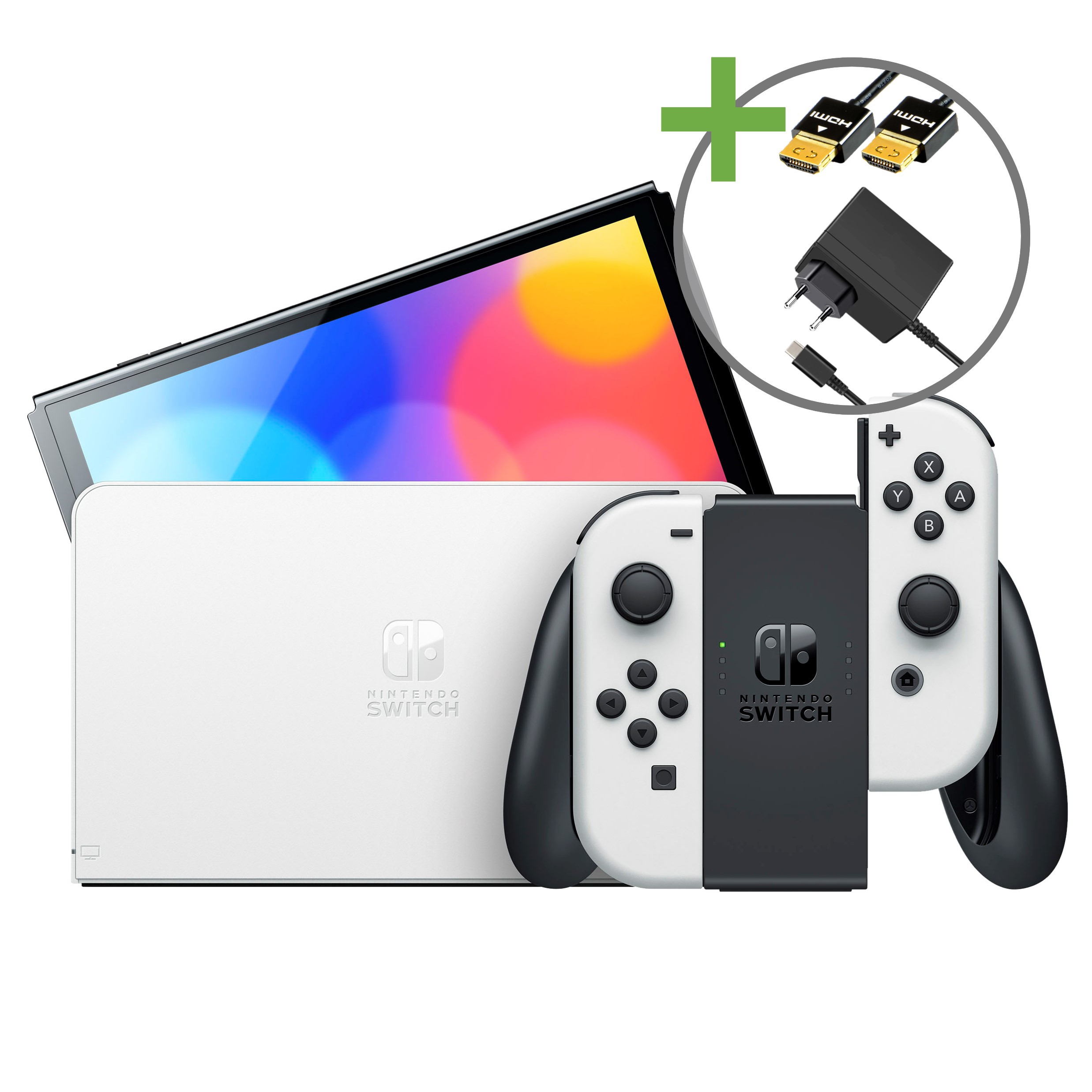 Nintendo Switch Konsole OLED Starter Pack - Weiss