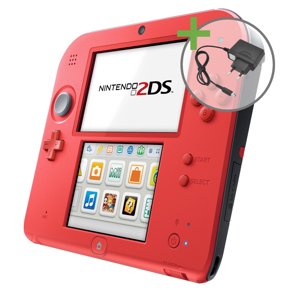 Nintendo 2DS - Red/Black (Crimson Red 2)