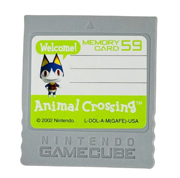 Animal Crossing Memory Card 59 blocks