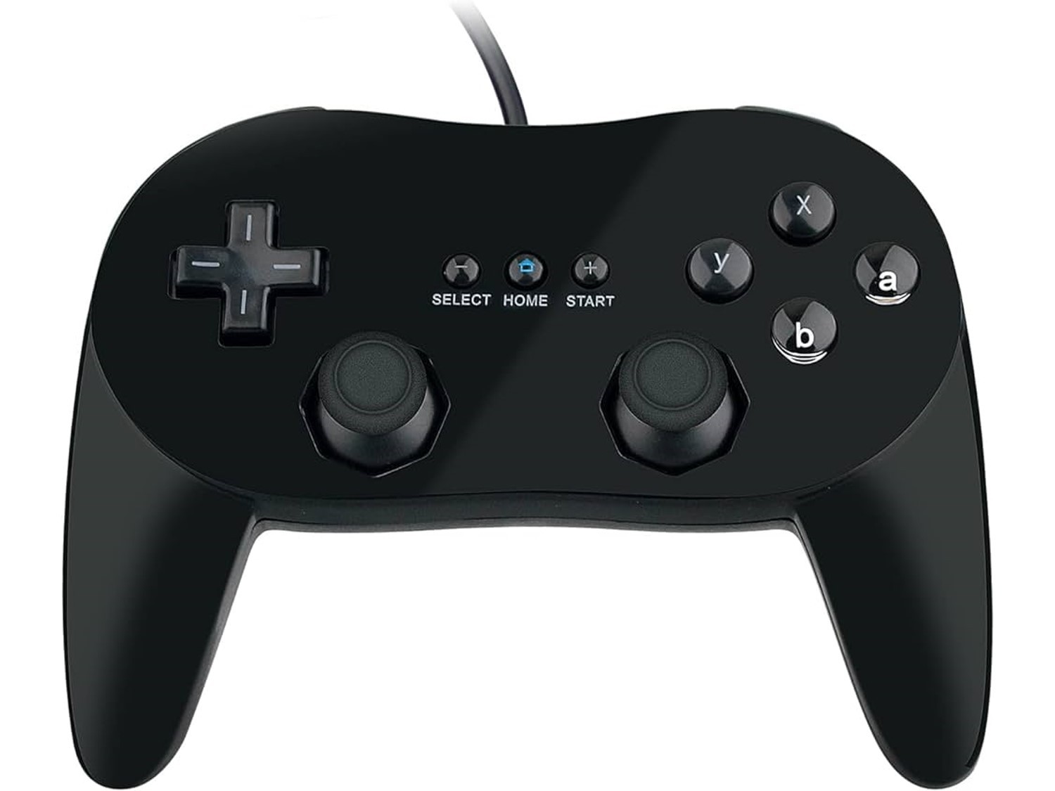 Aftermarket Classic Pro Controller für Wii - Schwarz - Gebraucht