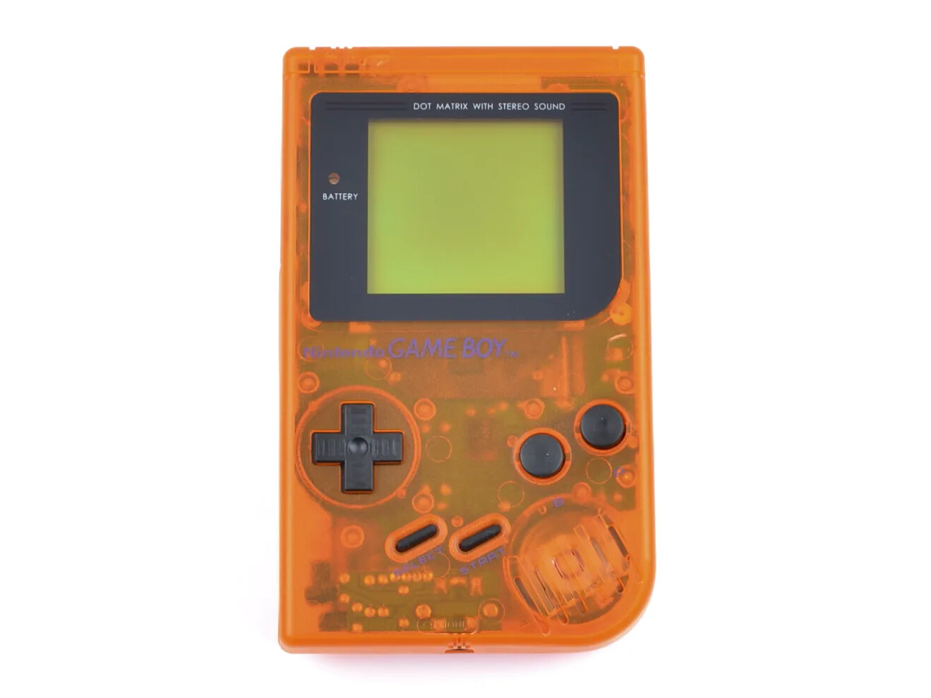 Gameboy Classic Crystal Orange