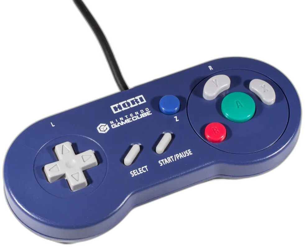 Hori Gamecube Gameboy Player Controller Indigo